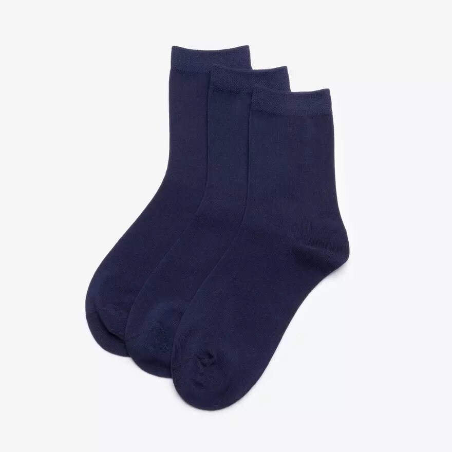 3er-Pack Crew-Socken in Marineblau 3er-Pack Crew-Socken in Marineblau