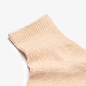 3er-Pack Crew-Socken. Natürliche Kombinationssocken