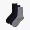 3er-Pack Crew-Socken, schwarz, mehrfarbig 3er-Pack Crew-Socken, schwarz, mehrfarbig