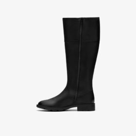Adalynn Hope Kniehohe Stiefel für Damen aus schwarzem Leder