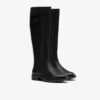 Adalynn Hope Kniehohe Stiefel für Damen aus schwarzem Leder Adalynn Hope Kniehohe Stiefel für Damen aus schwarzem Leder