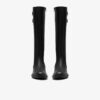 Adalynn Hope Kniehohe Stiefel für Damen aus schwarzem Leder Adalynn Hope Kniehohe Stiefel für Damen aus schwarzem Leder