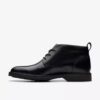 Aldwin Chukka Herrenstiefel aus schwarzem Leder – US Aldwin Chukka Herrenstiefel aus schwarzem Leder – US