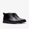 Aldwin Chukka Herrenstiefel aus schwarzem Leder – US Aldwin Chukka Herrenstiefel aus schwarzem Leder – US