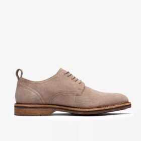 Aldwin Lace – Graue Wildleder-Oxford Schuhe für Herren