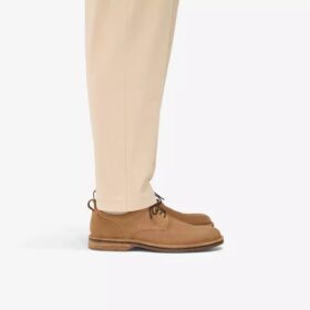Aldwin Lace – Graue Wildleder-Oxford Schuhe für Herren