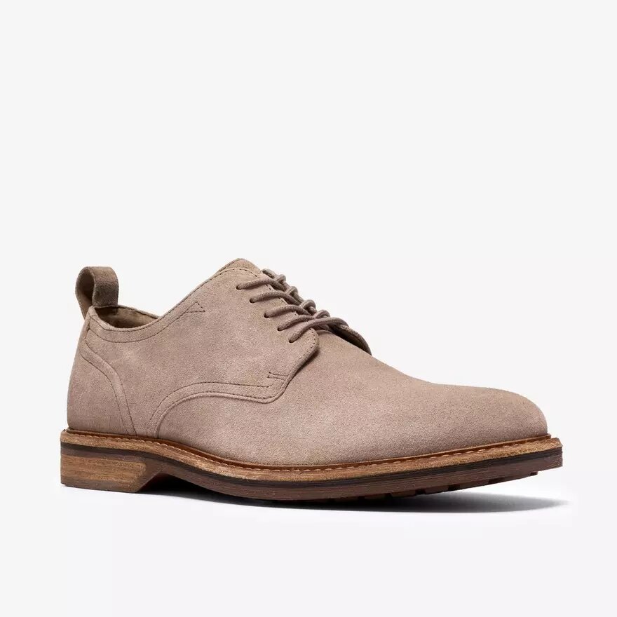 Aldwin Lace – Graue Wildleder-Oxford Schuhe für Herren Aldwin Lace – Graue Wildleder-Oxford Schuhe für Herren