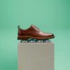 Aldwin Lace Herren-Oxford Schuhe aus hellbraunem Leder Aldwin Lace Herren-Oxford Schuhe aus hellbraunem Leder