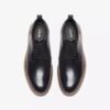 Aldwin Lace Herren-Oxford Schuhe aus schwarzem Leder Aldwin Lace Herren-Oxford Schuhe aus schwarzem Leder