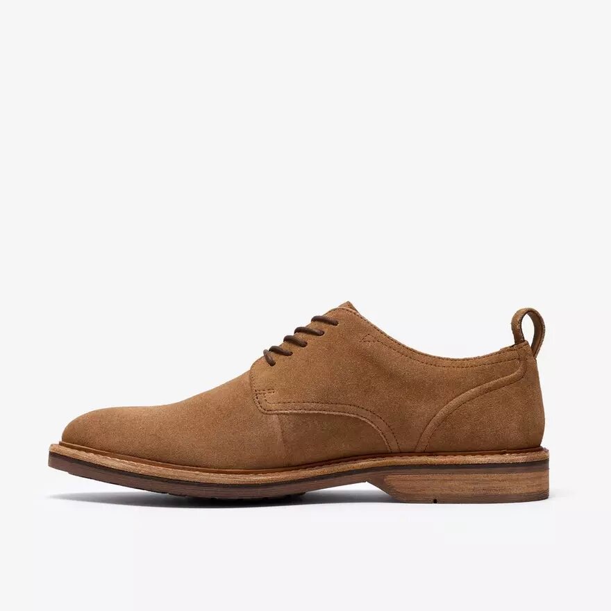 Aldwin Lace – Oxford Schuhe aus hellbraunem Wildleder für Herren Aldwin Lace – Oxford Schuhe aus hellbraunem Wildleder für Herren
