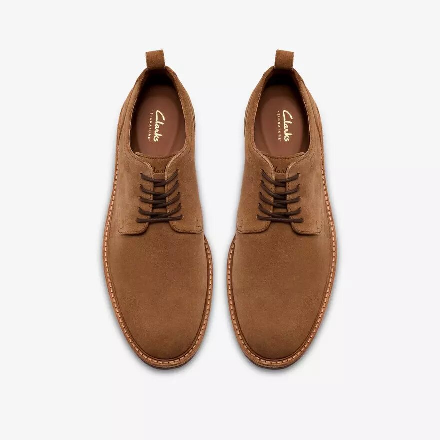 Aldwin Lace – Oxford Schuhe aus hellbraunem Wildleder für Herren Aldwin Lace – Oxford Schuhe aus hellbraunem Wildleder für Herren