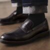 Aldwin Step Herren-Loafer aus schwarzem Leder Aldwin Step Herren-Loafer aus schwarzem Leder