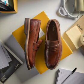 Aldwin Step Mid Herren-Loafer aus hellbraunem Leder