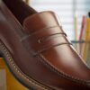 Aldwin Step Mid Herren-Loafer aus hellbraunem Leder