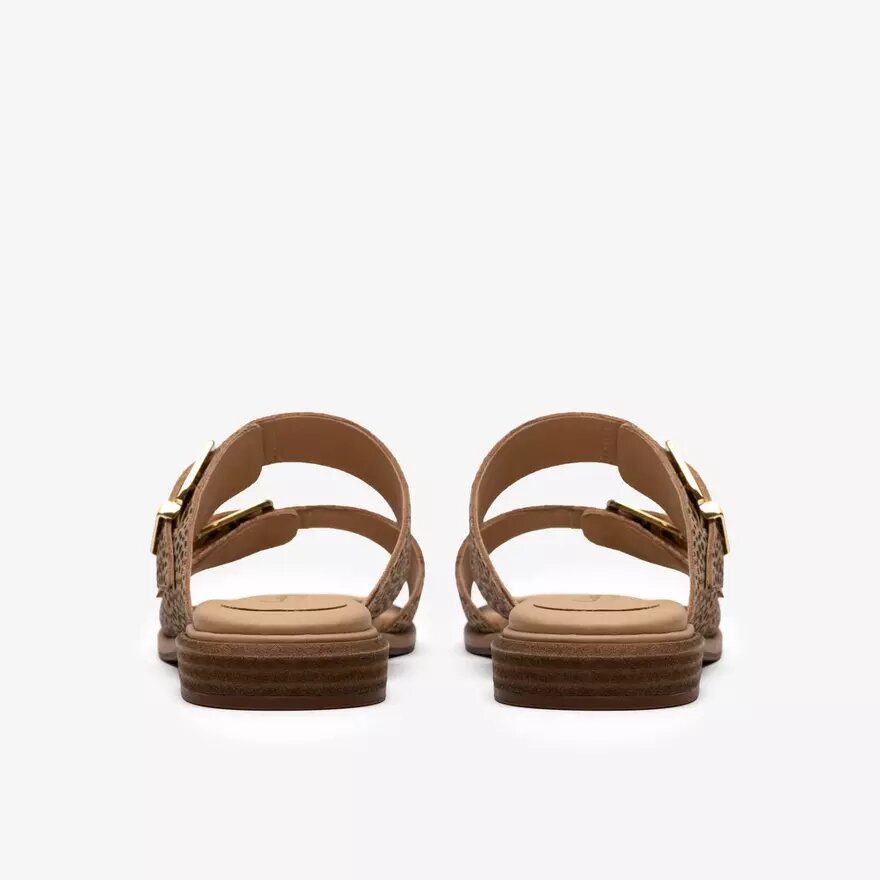 Ariany Bay Flache Sandalen mit Tierprint für Damen Ariany Bay Flache Sandalen mit Tierprint für Damen