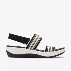 Arla Stroll Damen-Sandalen in Schwarz und Multicolor aus der Cloudsteppers™-Kollektion