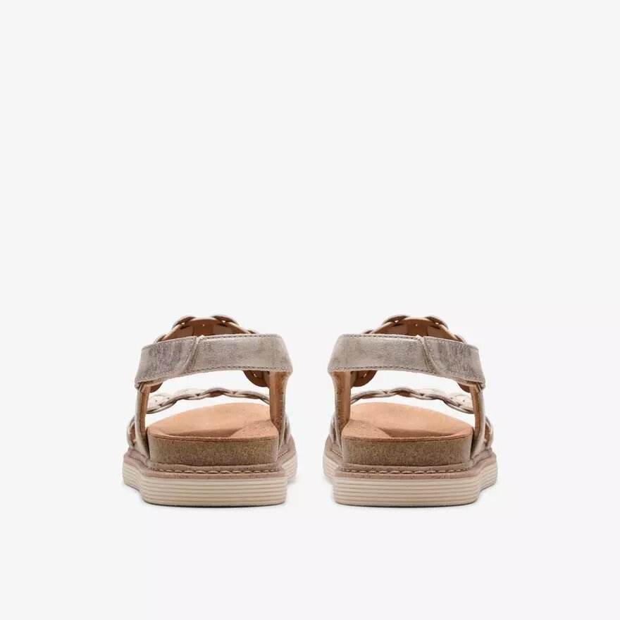 Arwell Glide Metallic Kombi-Flache Sandalen für Damen Arwell Glide Metallic Kombi-Flache Sandalen für Damen