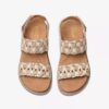 Arwell Glide Metallic Kombi-Flache Sandalen für Damen Arwell Glide Metallic Kombi-Flache Sandalen für Damen