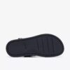 Arwell Glide – Schwarze Kombi-Flache Sandalen für Damen Arwell Glide – Schwarze Kombi-Flache Sandalen für Damen