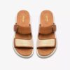 Arwell Step – flache Damensandalen aus hellbraunem Leder Arwell Step – flache Damensandalen aus hellbraunem Leder