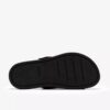 Arwell Step – flache Damensandalen aus schwarzem Leder Arwell Step – flache Damensandalen aus schwarzem Leder