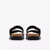 Arwell Step – flache Damensandalen aus schwarzem Leder Arwell Step – flache Damensandalen aus schwarzem Leder