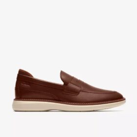 Brantin Loafer für Herren – Loafer aus hellbraunem Leder