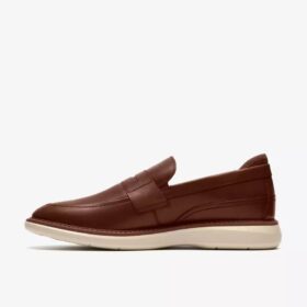 Brantin Loafer für Herren – Loafer aus hellbraunem Leder