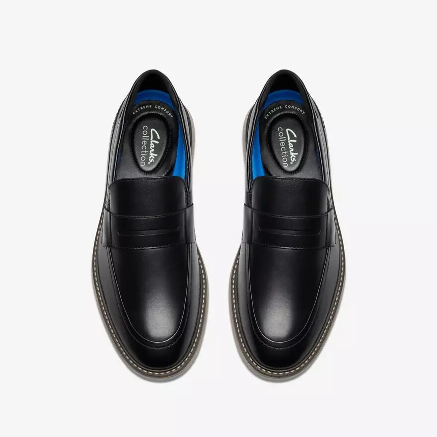 Brantin Loafer für Herren – Schwarze Leder-Loafer Brantin Loafer für Herren – Schwarze Leder-Loafer