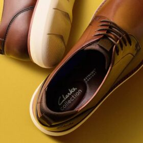 Brantin Plain Herren-Oxford Schuhe aus dunkelbraunem Leder