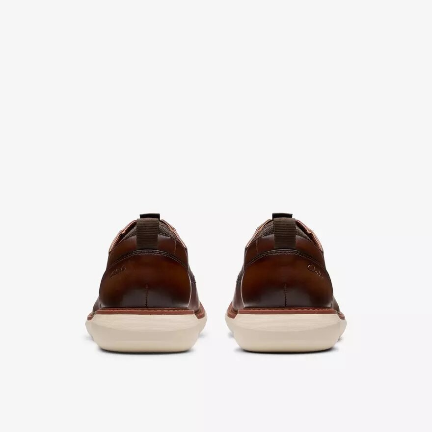 Brantin Plain Herren-Oxford Schuhe aus dunkelbraunem Leder Brantin Plain Herren-Oxford Schuhe aus dunkelbraunem Leder