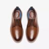 Brantin Plain Herren-Oxford Schuhe aus dunkelbraunem Leder Brantin Plain Herren-Oxford Schuhe aus dunkelbraunem Leder