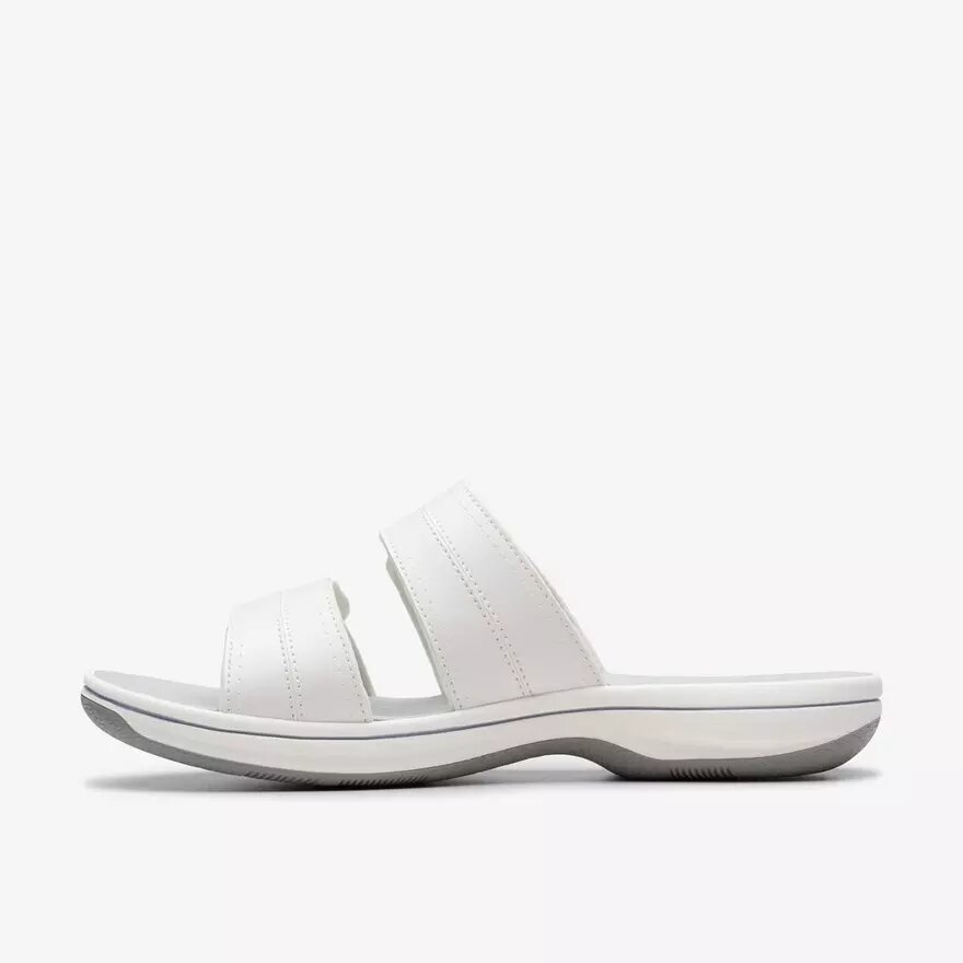 Breeze Maye White Cloudsteppers™ Slide-Sandalen für Damen Breeze Maye White Cloudsteppers™ Slide-Sandalen für Damen