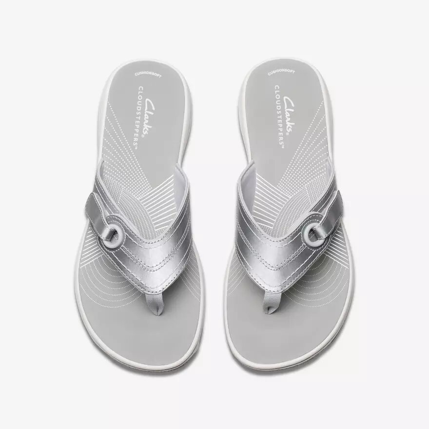 Breeze Reyna Silver Cloudsteppers™ Flip-Flops für Damen Breeze Reyna Silver Cloudsteppers™ Flip-Flops für Damen