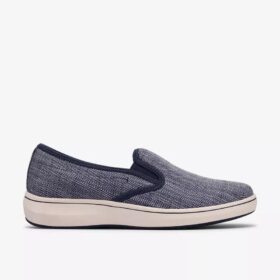 Breeze Sky Zoe Slip-Ons für Damen aus Canvas in Marineblau