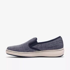 Breeze Sky Zoe Slip-Ons für Damen aus Canvas in Marineblau