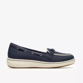 Breezesky Bay Loafer für Damen aus Canvas in Marineblau