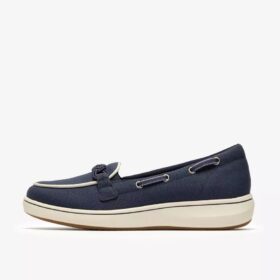 Breezesky Bay Loafer für Damen aus Canvas in Marineblau