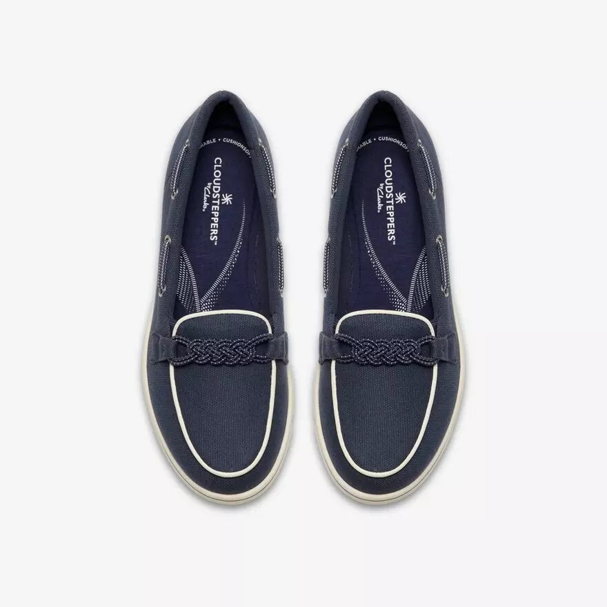 Breezesky Bay Loafer für Damen aus Canvas in Marineblau Breezesky Bay Loafer für Damen aus Canvas in Marineblau