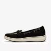 Breezesky Bay – Schwarze Canvas-Loafer für Damen Breezesky Bay – Schwarze Canvas-Loafer für Damen