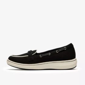 Breezesky Bay – Schwarze Canvas-Loafer für Damen