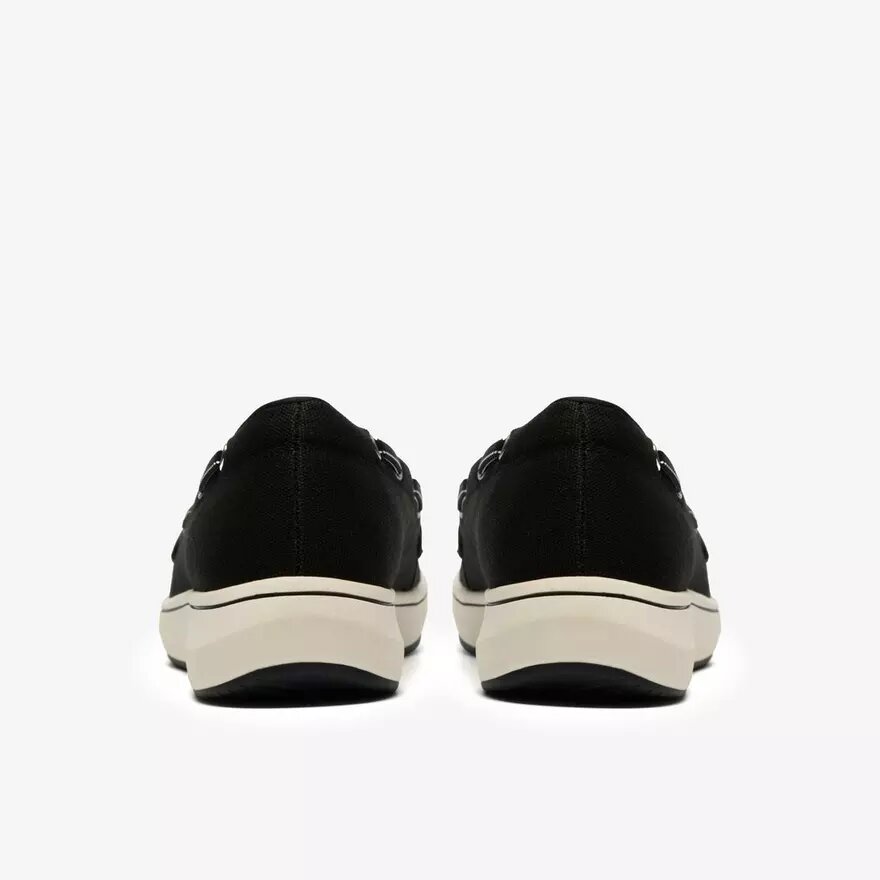 Breezesky Bay – Schwarze Canvas-Loafer für Damen Breezesky Bay – Schwarze Canvas-Loafer für Damen