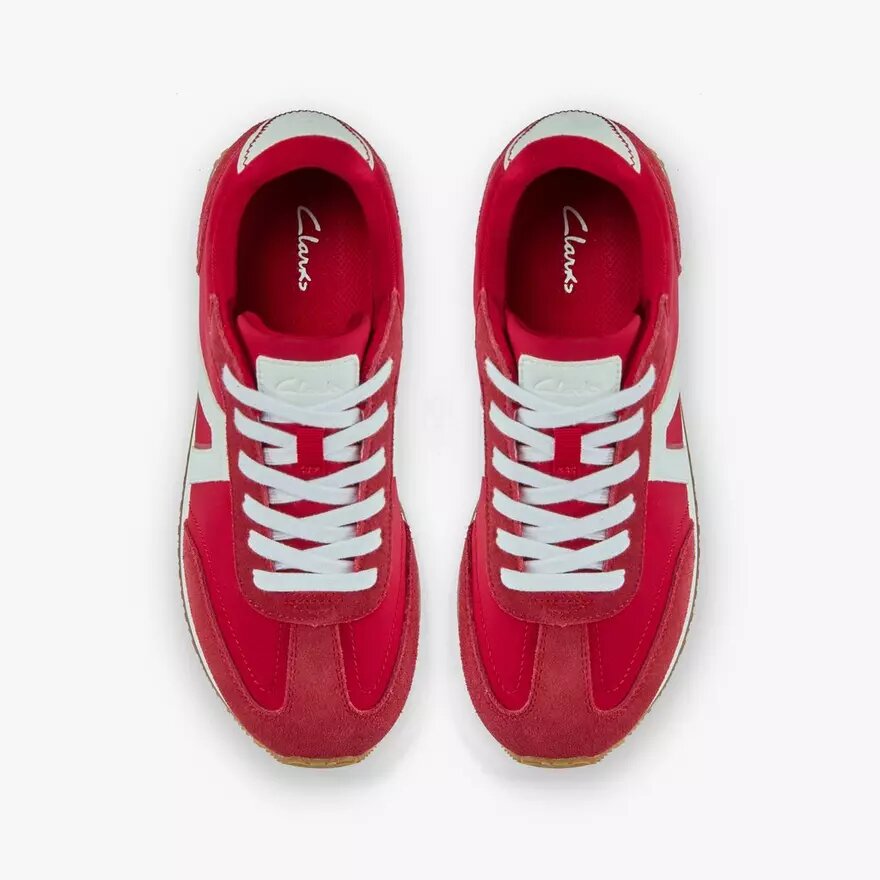 Calo Run 2 Damen-Sneaker in roter Farbkombination Calo Run 2 Damen-Sneaker in roter Farbkombination