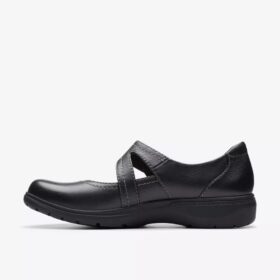 Carleigh Jane Spangenschuhe aus schwarzem Leder für Damen