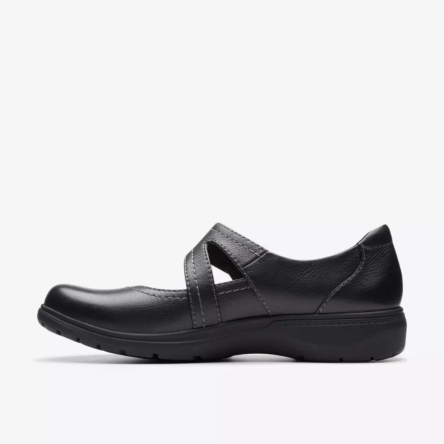 Carleigh Jane Spangenschuhe aus schwarzem Leder für Damen Carleigh Jane Spangenschuhe aus schwarzem Leder für Damen
