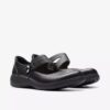 Carleigh Jane Spangenschuhe aus schwarzem Leder für Damen Carleigh Jane Spangenschuhe aus schwarzem Leder für Damen
