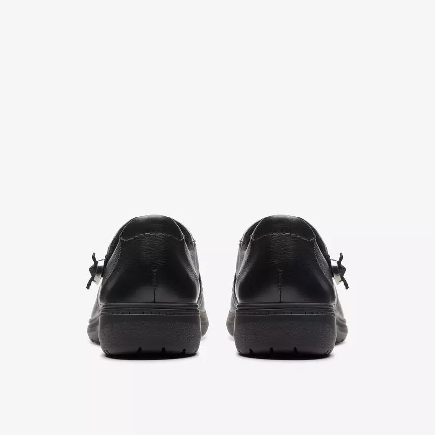 Carleigh Jane Spangenschuhe aus schwarzem Leder für Damen Carleigh Jane Spangenschuhe aus schwarzem Leder für Damen