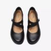 Carleigh Jane Spangenschuhe aus schwarzem Leder für Damen Carleigh Jane Spangenschuhe aus schwarzem Leder für Damen
