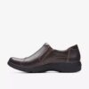 Carleigh Ray Damen-Slip-Ons aus dunkelbraunem Leder Carleigh Ray Damen-Slip-Ons aus dunkelbraunem Leder