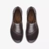 Carleigh Ray Damen-Slip-Ons aus dunkelbraunem Leder Carleigh Ray Damen-Slip-Ons aus dunkelbraunem Leder